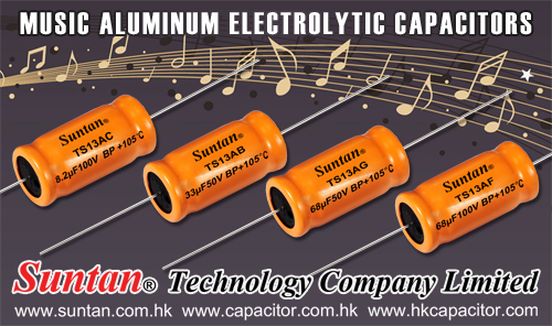 Suntan Explain You How Audio / Music Aluminum Electrolytic Capacitors  Work in Loudspeakers