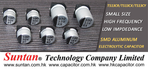 Suntan Newly Developed Three SMD Electrolytic Capacitor