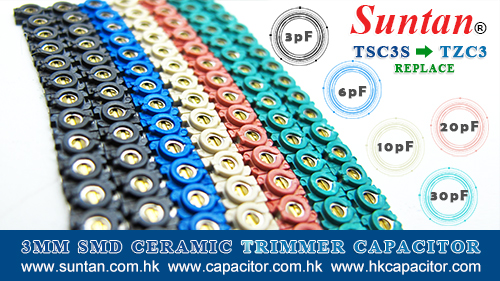 Suntan 3mm SMD Ceramic Trimmer Capacitor