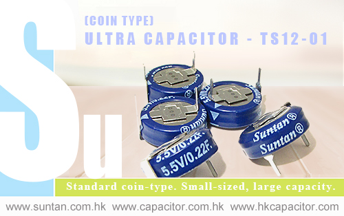 Suntan COIN TYPE ULTRA CAPACITOR