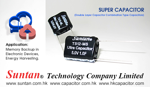 Suntan Combined Type Super Farad Capacitor for Low Internal Resistance and High Current