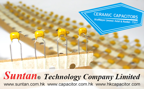 Suntan Provides Ceramic Radial& Axial Capacitor